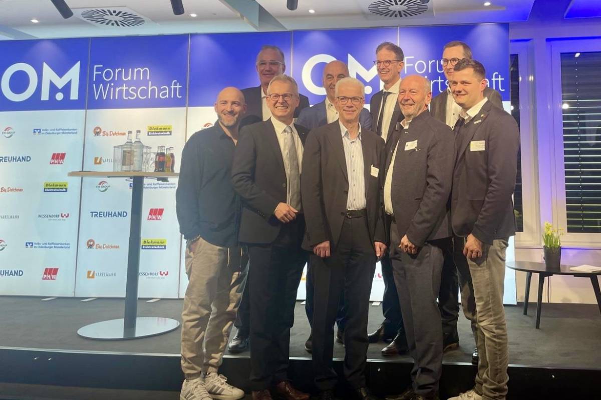 Unser Geschäftsführer Steffen Breitenstein beim OM Forum Wirtschaft.