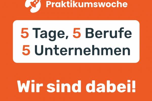 Wir sind bei der Praktikumswoche 2024 dabei.